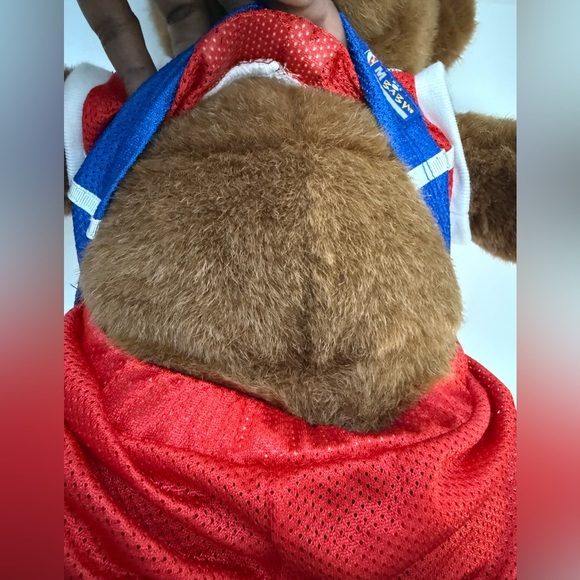 Build-A-Bear Stuffed Animal wearing matching NBA Jersey, Shorts and Sketchers - Picture 9 of 16
